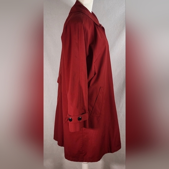 London Fog Trench Coat With Removable Linner Womens 40R - Picture 3 of 16